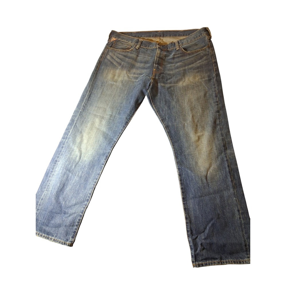 Denim & Supply Ralph Lauren Slovitt Mens 38x30 Blue Jeans Relaxed Distressed